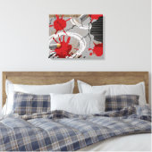 Plaats delict canvas afdruk (Insitu (Slaapkamer))