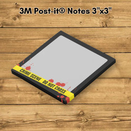 Plaats delict post-it® notes
