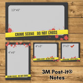 Plaats delict post-it® notes
