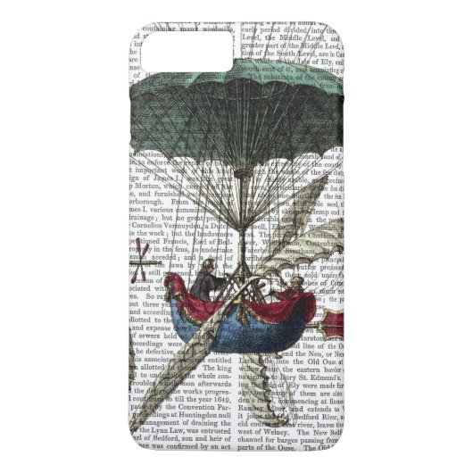 Plaats Du Louvre Hot Air ballon Case-Mate iPhone Case (Achterkant)