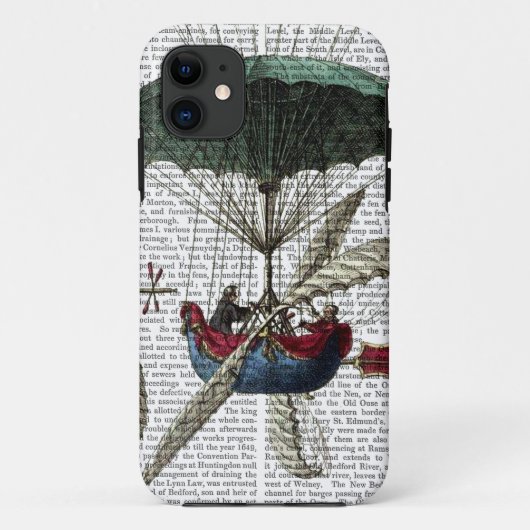 Plaats Du Louvre Hot Air ballon Case-Mate iPhone Case (Achterkant)