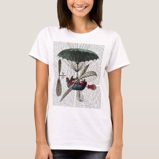 Plaats Du Louvre Hot Air ballon T-shirt (Voorkant)