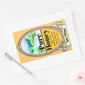 Plaats een foto Honey Jar Rechthoekige Sticker (Envelop)