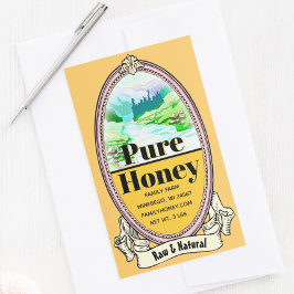 Plaats een foto Honey Jar Rechthoekige Sticker