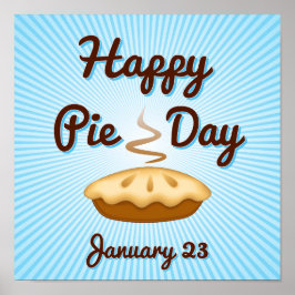 Plaats een Happy Pie Day Poster