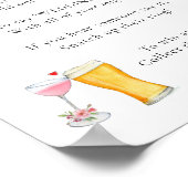 Plaats een ring op het Vrijgezellenfeest spel Poster (Hoek)