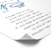 Plaats een ring op het Vrijgezellenfeest spelbord Poster (Hoek)