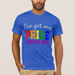 Plaats en datum aanpassen waar ik mijn trots heb t-shirt