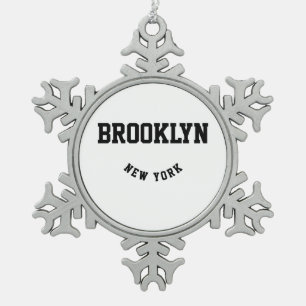 Plaats en plaats van de Douane van de Staat Tin Sneeuwvlok Ornament