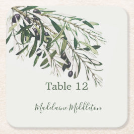 Plaats Escortnaam Zitplaats Italiaans Olijftak Kartonnen Onderzetters