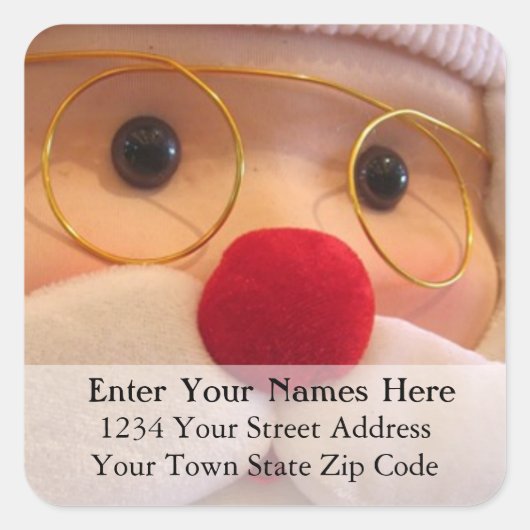 Plaats het etiket van het kerstcadeauadres voor Ke (Voorkant)