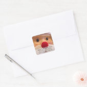 Plaats het etiket van het kerstcadeauadres voor Ke (Envelop)