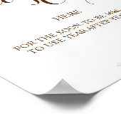 Plaats hier de Ontvangerkaart Pampas Grass Shower- Poster (Hoek)