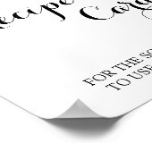 Plaats hier de Ontvangerkaart voor Eucalyptus Show Poster (Hoek)