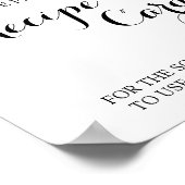 Plaats hier de Ontvangkaart voor zonnebloempitten Poster (Hoek)