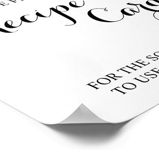 Plaats hier de Ontvangkaart voor zonnebloempitten Poster (Hoek)