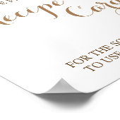 Plaats hier een Ontvangstkaart met Roze bordje voo Poster (Hoek)