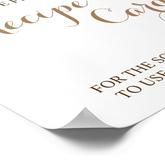 Plaats hier een Ontvangstkaart met Roze bordje voo Poster (Hoek)