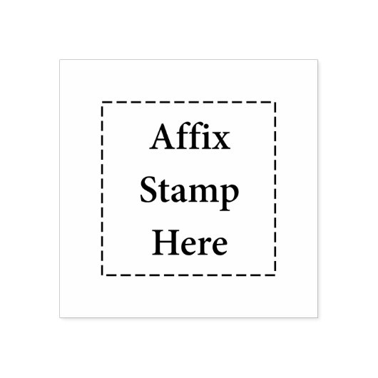 Plaats hier een stempel Rubber Stamp (Afrduk)