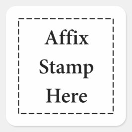 Plaats hier stempel Stickers