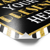 Plaats hier uw Cadeaus ・ 8 x 10 mustache afdrukken Foto Afdruk (Hoek)