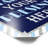 Plaats hier uw Cadeaus ・ 8 x 10 mustache afdrukken Foto Afdruk (Hoek)