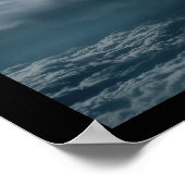 Plaats in de wolken poster (Hoek)