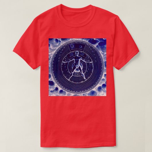 Plaats in het universum omgekeerd t-shirt (Design voorkant)