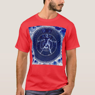 Plaats in het universum omgekeerd t-shirt