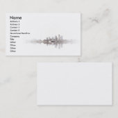 Plaats in reliëf visitekaartje (Voorkant / Achterkant)