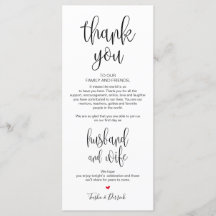 Plaats Instelling Hartelijk dank voor uw huwelijks