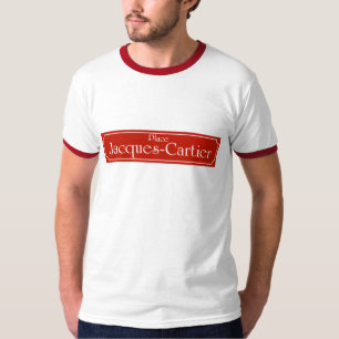 Plaats Jacques-Cartier, Montreal Street Sign T-shirt