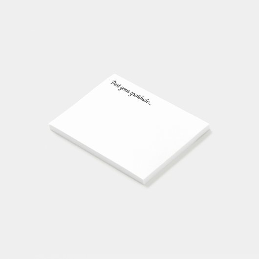 Plaats je dankbaarheid post-it® notes (Schuin)
