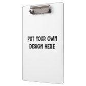 Plaats je eigen ontwerp  klembord (Links)