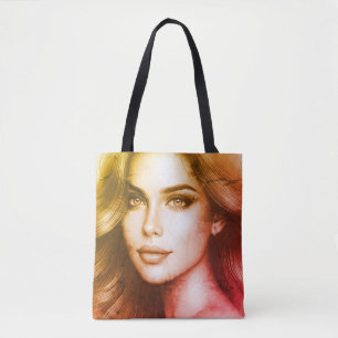 Plaats je foto op de voor- en achterkant van een tote bag