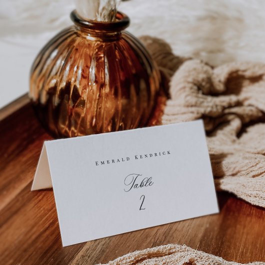 Plaats kaart Bruiloft Escort Tent Vouw Zitnummer