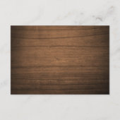 Plaats kaart Rustieke houten potten Lights Elegant (Achterkant)