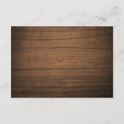 Plaats kaart Rustieke houten potten Lights Elegant (Achterkant)