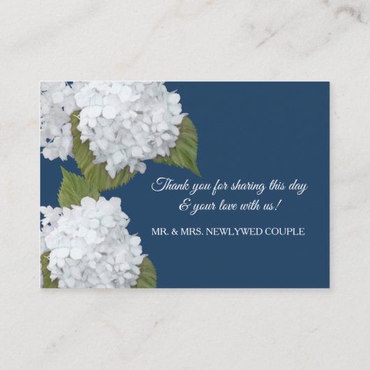 Plaats Kaarten Art Deco Marine Gestreepte Witte Ho Visitekaartje (Achterkant)