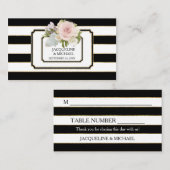 Plaats Kaarten Engels Rozen Art Deco Gold Glitter Plaatskaartje (Voorkant / Achterkant)