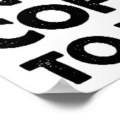 Plaats Koffie Grappige Poster (Hoek)