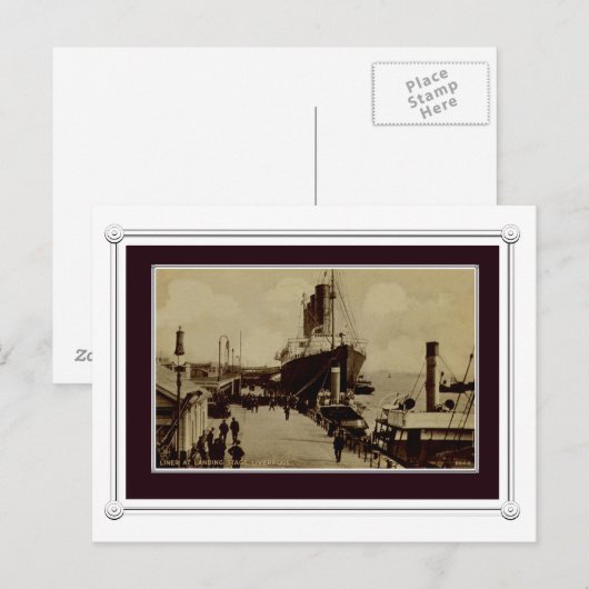  plaats Liverpool Briefkaart (Voorkant / Achterkant)