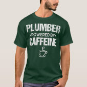PLAATS met behulp van cafeïne T-shirt (Voorkant)