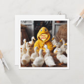 Plaats mijn gezicht in de afbeelding, eenden en ki kaart (Voorkant / Achterkant in situ)