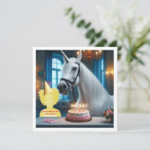 Plaats mijn gezicht in de afbeelding, eenhoorn en  kaart (Staand voorkant)