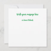 Plaats mijn gezicht in de afbeelding, kikker en ki kaart (Achterkant)