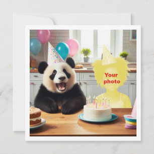 Plaats mijn gezicht in de afbeelding, Panda en kin Kaart