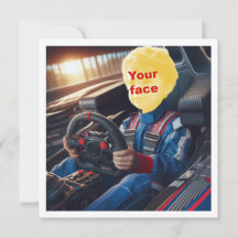 Plaats mijn gezicht in de foto, Formule 1 raceauto