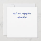 Plaats mijn gezicht in de foto, haasjes & kind kaa kaart (Achterkant)