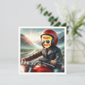 Plaats mijn gezicht in de foto, kind dat op een mo kaart (Staand voorkant)